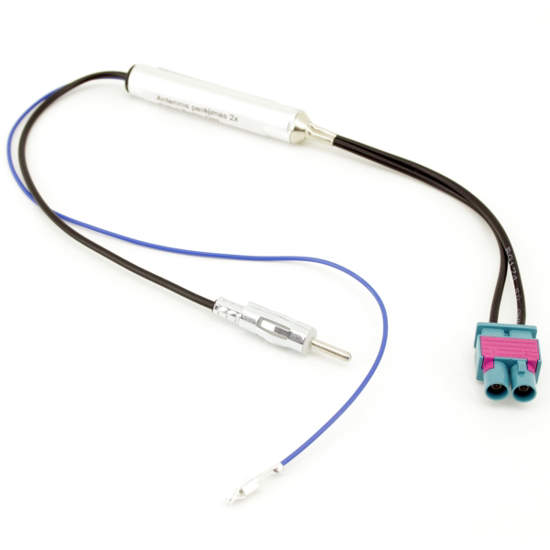 Vaizdas Anteninis perėjimas 2x Fakra Radio-DIN 23cm                                                                                                           